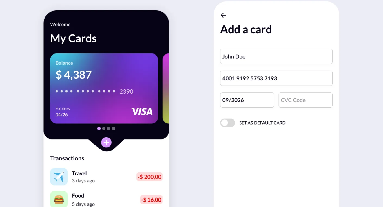 Банковское приложение